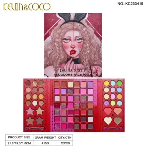 74 COLORS FACE PALETTE - PALETA SOMBRAS
