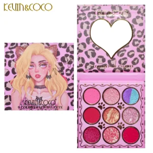 9 COLORS FACE PALETTE - PALETA SOMBRAS