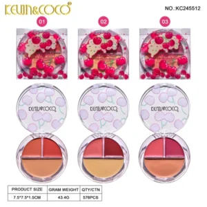 2 COLORS CREAM BLUSH & CONCEALER - COLORETE Y MAQUILLAJE