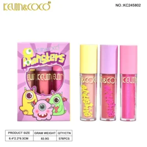 3COLORS LIP GLOSS SET - BRILLO LABIAL