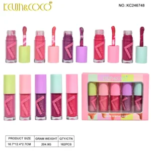 5 COLOR SHINY LIP GLOSS - BRILLO LABIAL