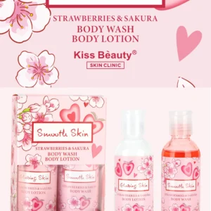 Gel de Baño y Loción Corporal ( Fresa y Sakura)
