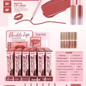 Perfilador Labial & Brillo Labial Impermeable