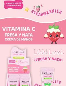 CREMA DE MANOS FRESA Y NATA