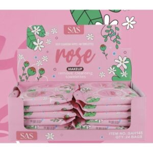 45g pearl cotton 10 sheets rose makeup remover wipes