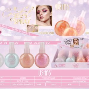 Shimmer setting spray