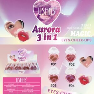 Single-compartment magnetic color-changing blush cream