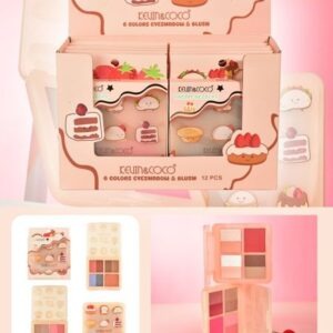 6colors eyeshadow&blusher