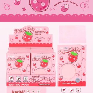 PAPEL ABSORBENTE DE GRASA FACIAL (FRESA)